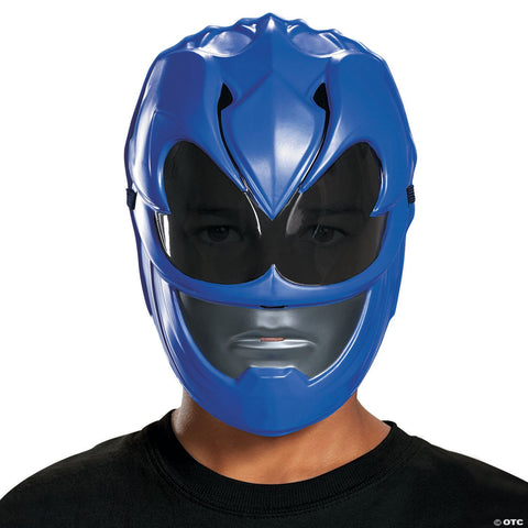 Child's Blue Ranger Vacuform Mask - Power Rangers Movie 2017