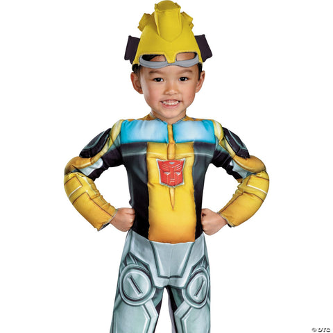 Boy's Bumblebee Rescue Bot Toddler Muscle Costume