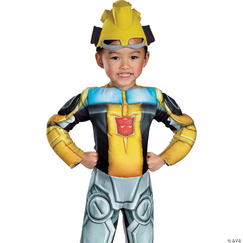 Boy's Bumblebee Rescue Bot Toddler Muscle Costume