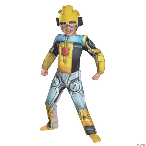 Boy's Bumblebee Rescue Bot Toddler Muscle Costume