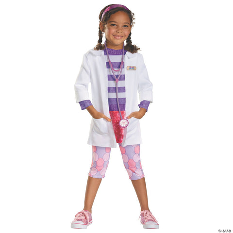 Girl's Doc Deluxe Costume - Doc McStuffins