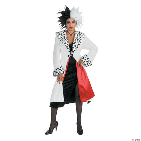 Women's Cruella De Vil Prestige Costume - 101 Dalmatians