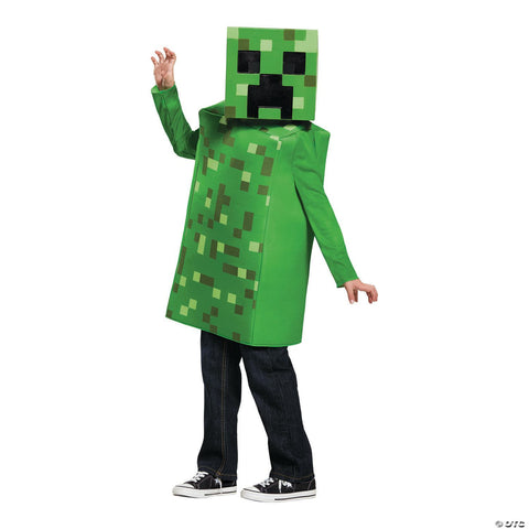 Boy's Creeper Classic Costume - Minecraft