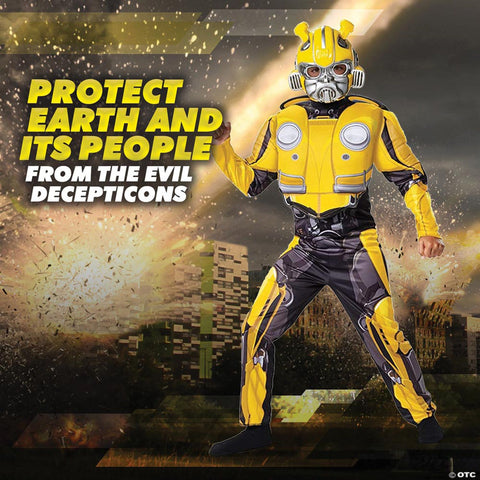 Boy's Bumblebee Classic Muscle Costume - Transformers Movie