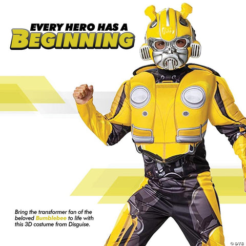 Boy's Bumblebee Classic Muscle Costume - Transformers Movie