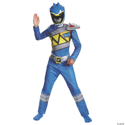 Boy's Blue Ranger Classic Costume - Dino Charge