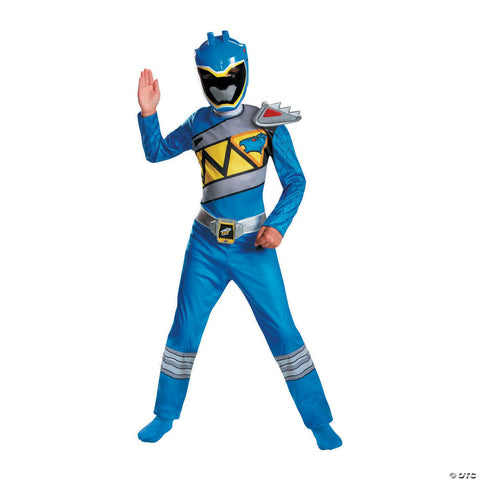 Boy's Blue Ranger Classic Costume - Dino Charge