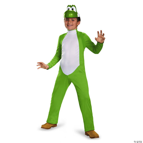 Kids Deluxe Super Mario Bros.™ Yoshi Jumpsuit Costume - Small 4-6