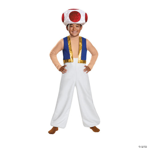Boy's Toad Deluxe Costume - Super Mario Brothers
