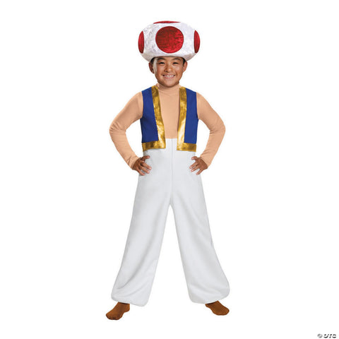 Boy's Toad Deluxe Costume - Super Mario Brothers