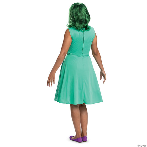 Women’s Classic Disney/Pixar Inside Out 2 Green Disgust Costume -  8-10