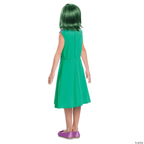 Women’s Classic Disney/Pixar Inside Out 2 Green Disgust Costume -  12-14