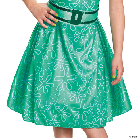 Women’s Classic Disney/Pixar Inside Out 2 Green Disgust Costume -  12-14