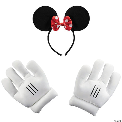 Minnie Mouse Ears Gloves