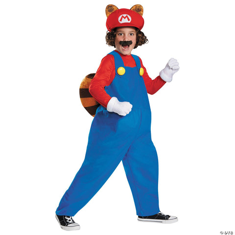 Kids Deluxe Super Mario Bros.™ Raccoon Costume - Large