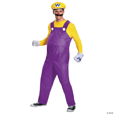 Adults Deluxe Super Mario Bros.™ Wario Costume - XXL