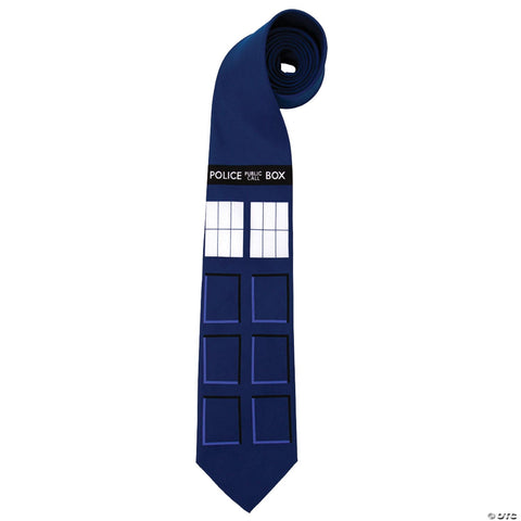 Doctor Who Tardis Necktie | Horror-Shop.com