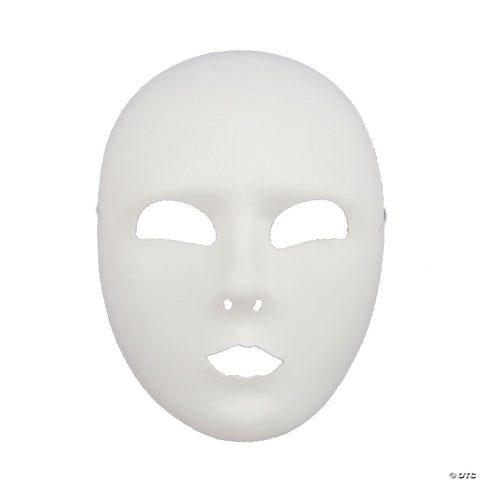 White Full Face Mask