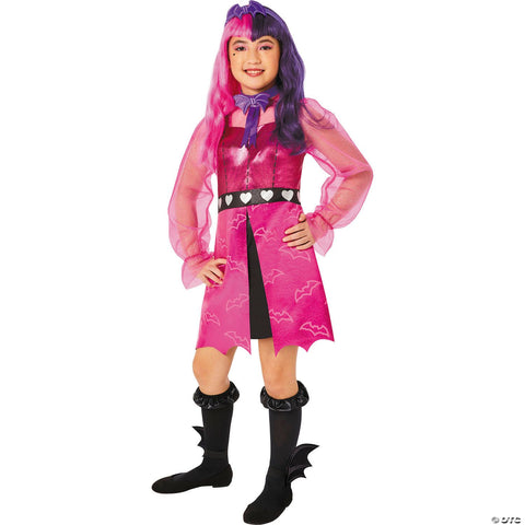 Kids Monster High™ Pink & Purple Draculaura Costume -  10-12