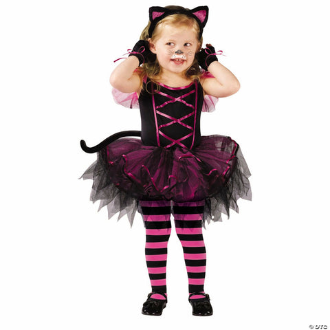 Toddler Black & Pink Tutu Caterina Costume -  3T-4T