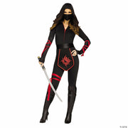 adults-red-black-sexy-ninja-warrior-jumpsuit-costume-10-14