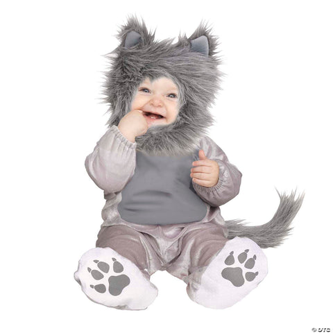 Baby Gray Wolf Cub Costume -  12-24 Months