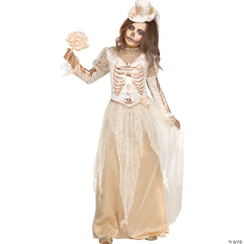 Kids Victorian Bride Costume - Large 12-14