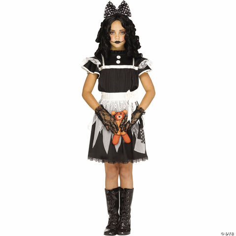 Kids Victorian Deadly Dolly Dress Costume - Extra Large 14-16