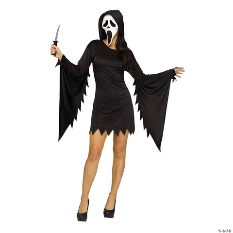 Adults Ghost Face Glamour Costume - Medium/Large