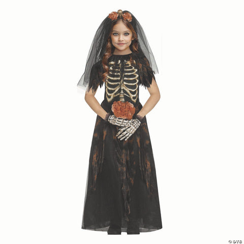 Girl’s Bones Bride Halloween Costume - Large 12-14