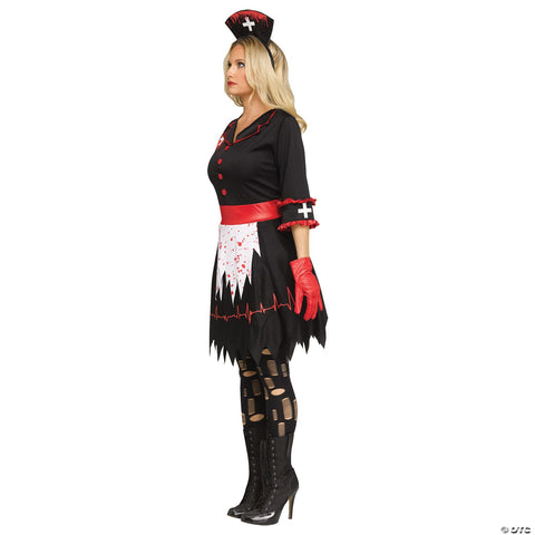 Adults Not So Nice Nurse Costume - Medium/Large