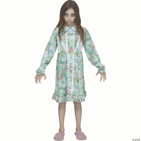 Girl’s Multicolored Polyester Nightmare Nightgown Costume -  12-14