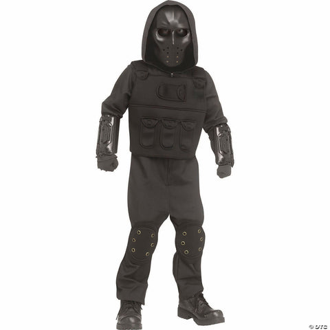 Kids Warcore Fighter Hooded Jumpsuit Costume - Medium 8-10
