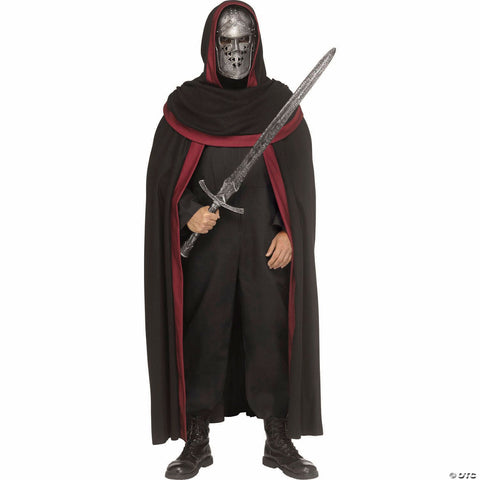 Adults Iron Knight Hooded Robe Costume - One Size