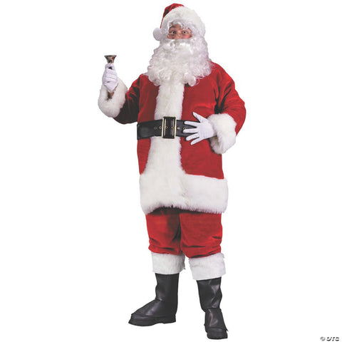 Men's Santa Suit Premium Plush Red