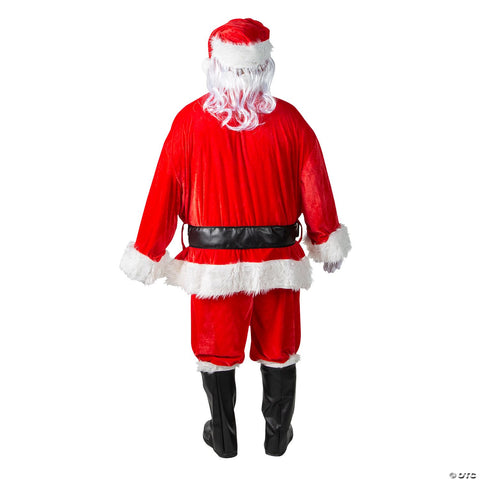 Men's Plus Size Santa Suit Complete Velour