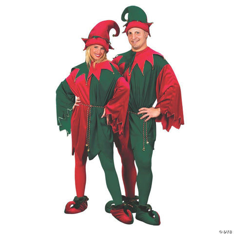 Elf Set Velvet Hat Tunic Shoes