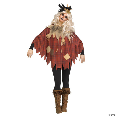 Women's Scary Crow Poncho