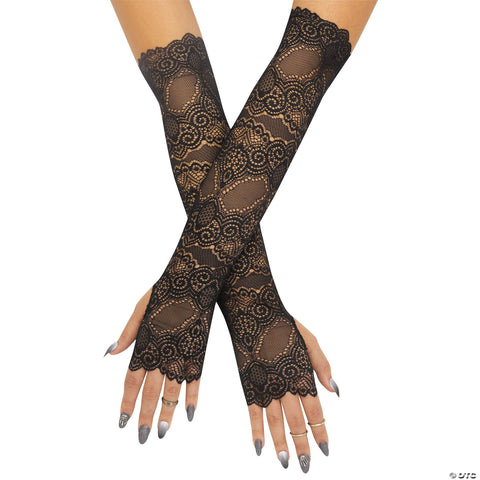 GLOVES FINGERLESS SCALLOPED LA