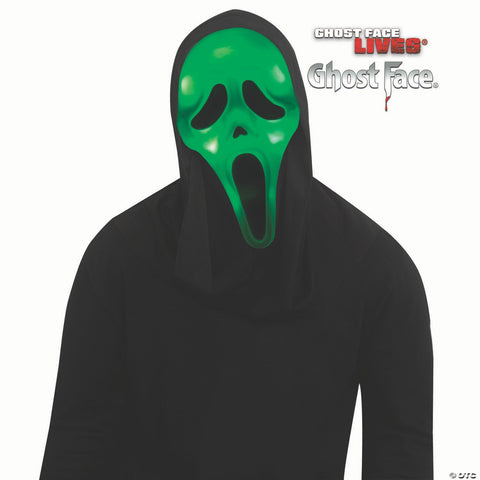 <html>Adults Ghost Face<sup>®</sup> Color Changing Full Mask with Hood</html>