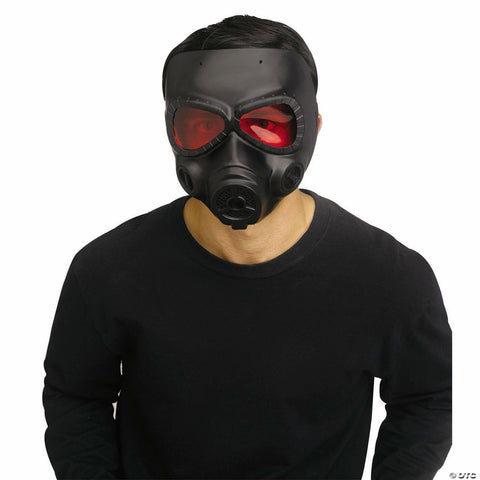 Adults Black Wasteland Gas Mask - One Size