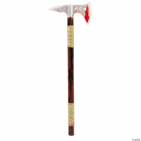 24" Bleeding Wood Plastic Axe Costume Accessory