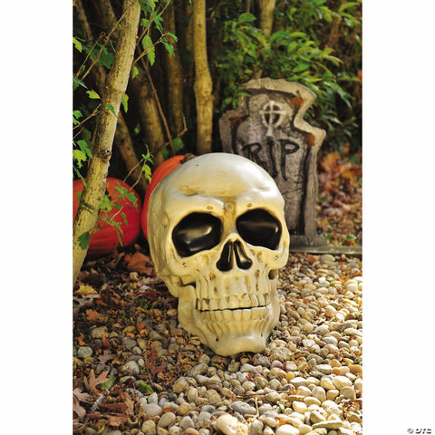 22" Giant Articulated Plastic Skull Halloween Decoration