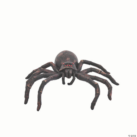 12" Black Latex Tarantula Spider Halloween Decoration