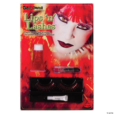 Lips & Lashes Devil Red