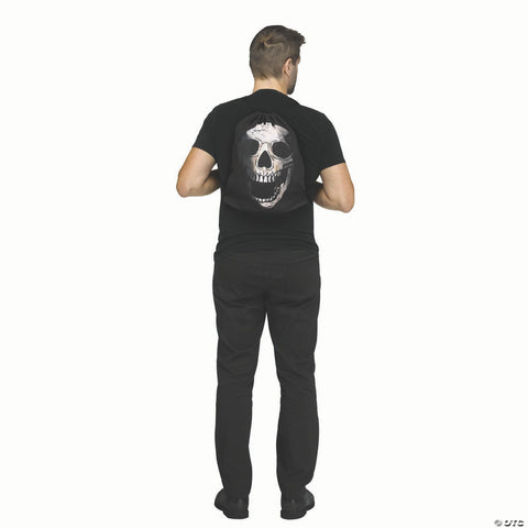 16 1/2" Skull Drawstring Backpack Accessory