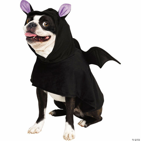 Black Bat Poncho Pet Costume - Small/Medium 11-27 lbs.