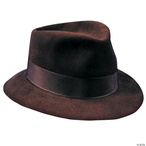Fedora Deluxe Brown | Horror-Shop.com