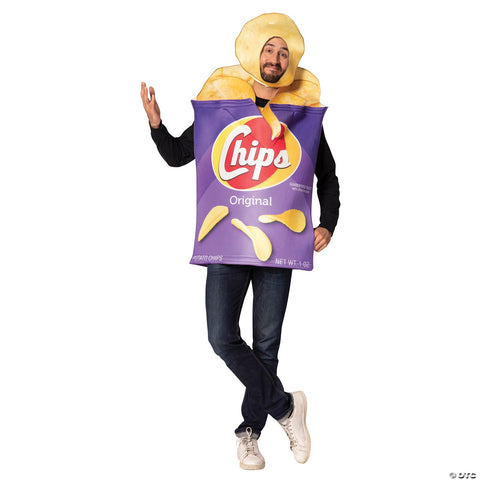 Potato Chips Bag Adult Costume
