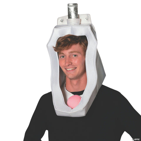 Adults Urinal Headpiece Costume - One Size